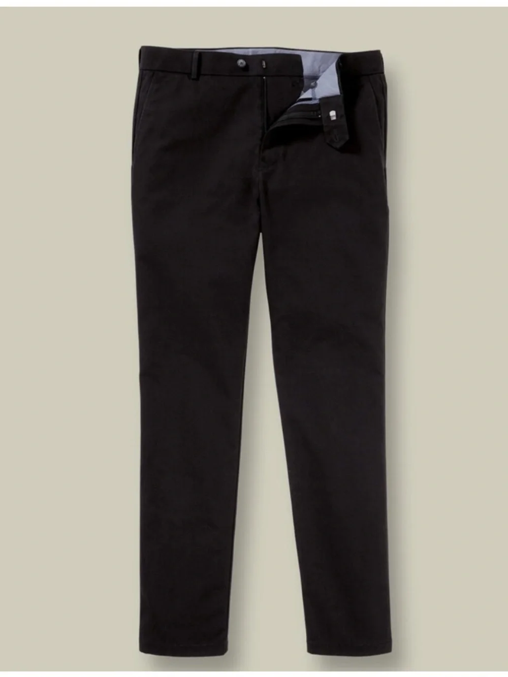 $149 Charles tyrwhitt Ultimate Non-Iron Chinos - Black 34/32